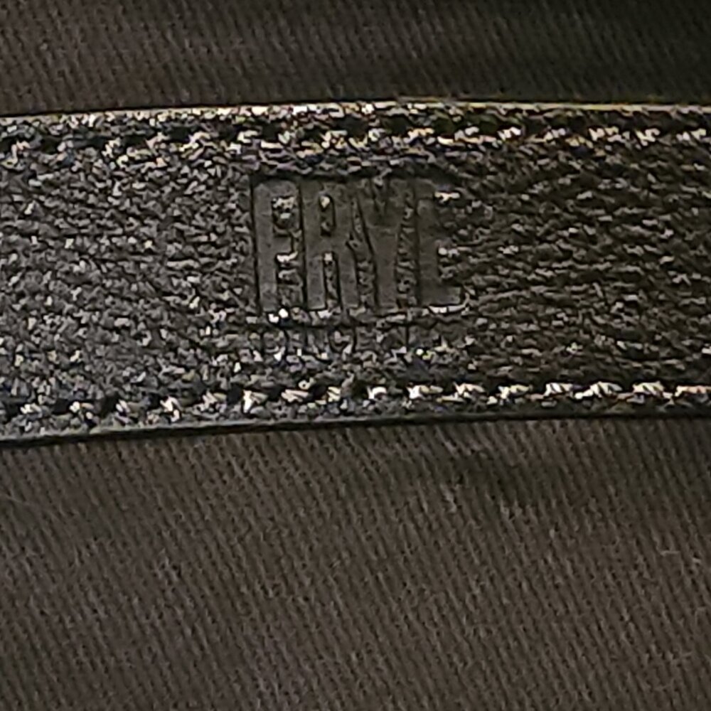 FRYE Black Leather Large Tote Shoulder Bag - Picture 6 of 10